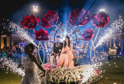 best bride groom entry theme delhi